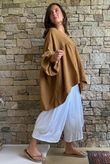 Suri Cushion Cotton Artist Smock Hazelnut